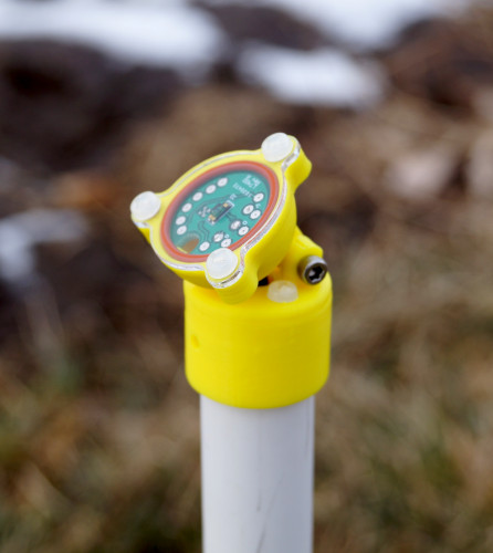 LT150 Agricultural Light Sensor Mounted on PVC Pipe.